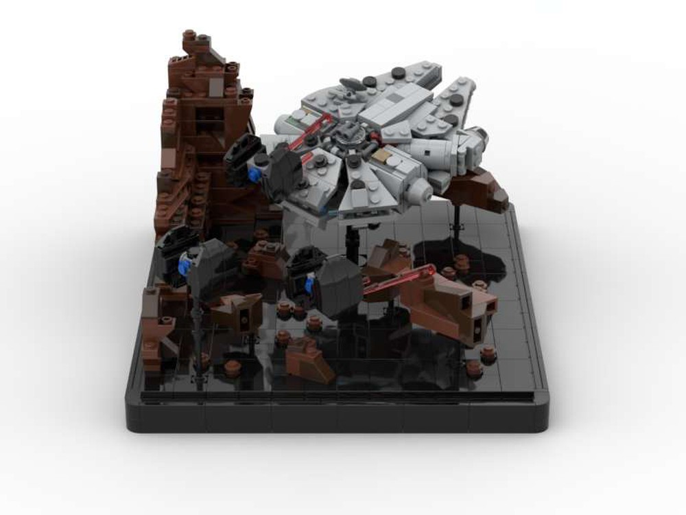 LEGO MOC Asteroid Chase V3 - Micro Mill ennium Falcon - Episode V by ...