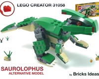 Saurolophus Dinosaur - Lego Creator 31058
