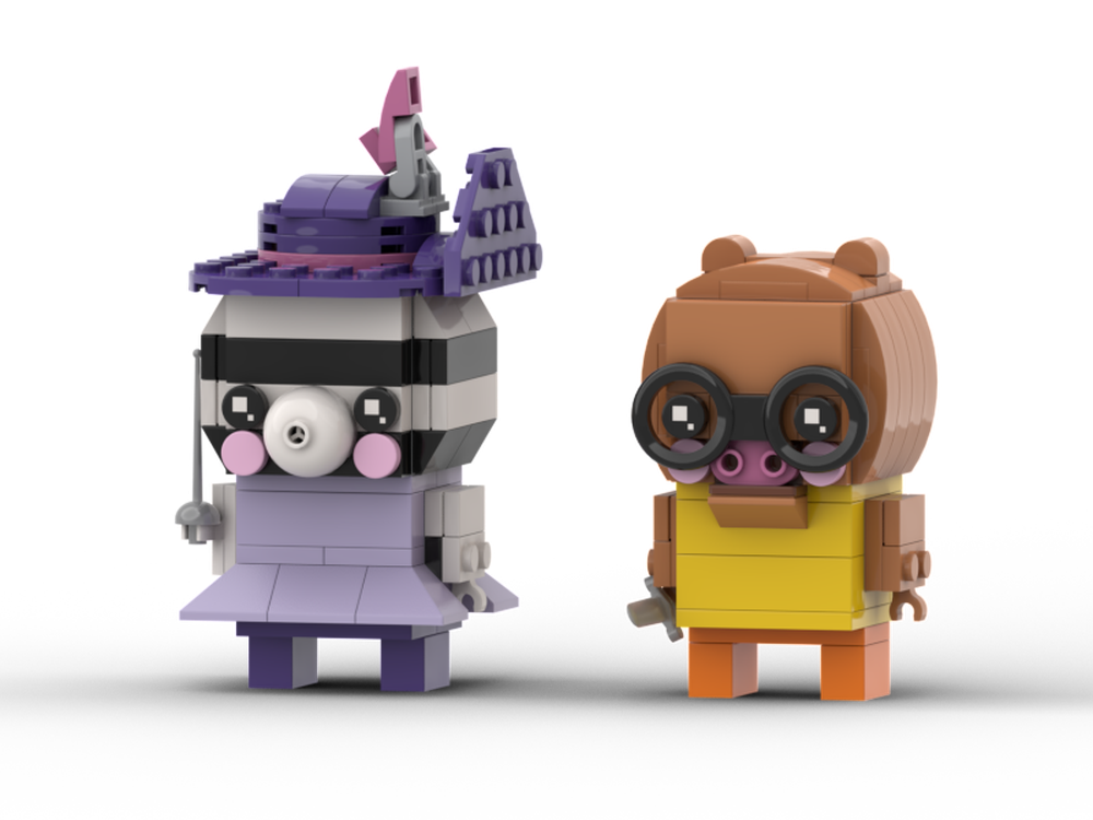 LEGO MOC Brickheadz - Zizzy & Pony (Piggy) by PatrickStarGames