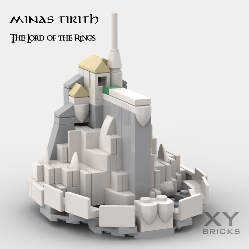 alder erhvervsdrivende uendelig LEGO MOC Minas Tirith (LOTR) by XYbricks | Rebrickable - Build with LEGO