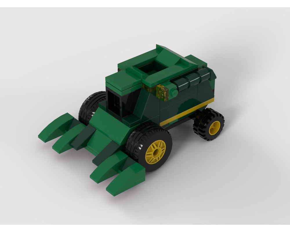 LEGO MOC John Deere Combine - Micro Scale by Chemical-Fennec ...