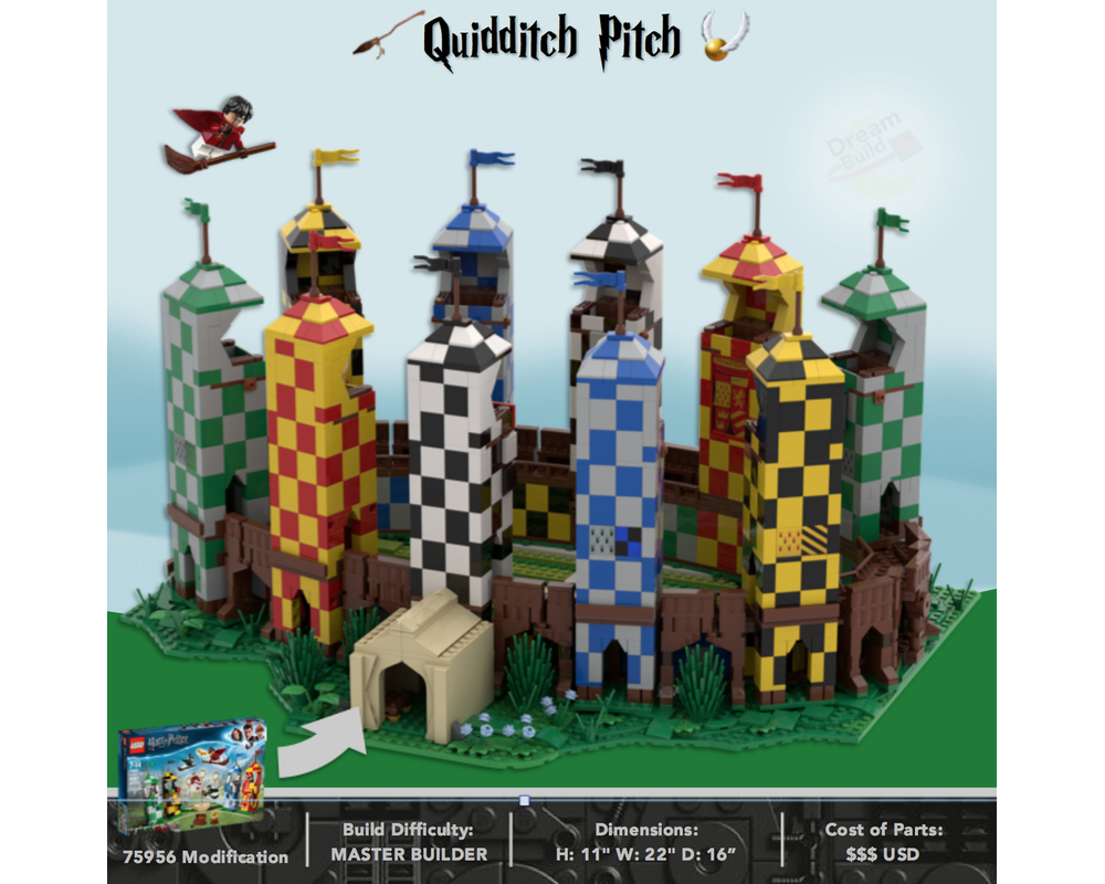 quidditch pitch harry potter lego