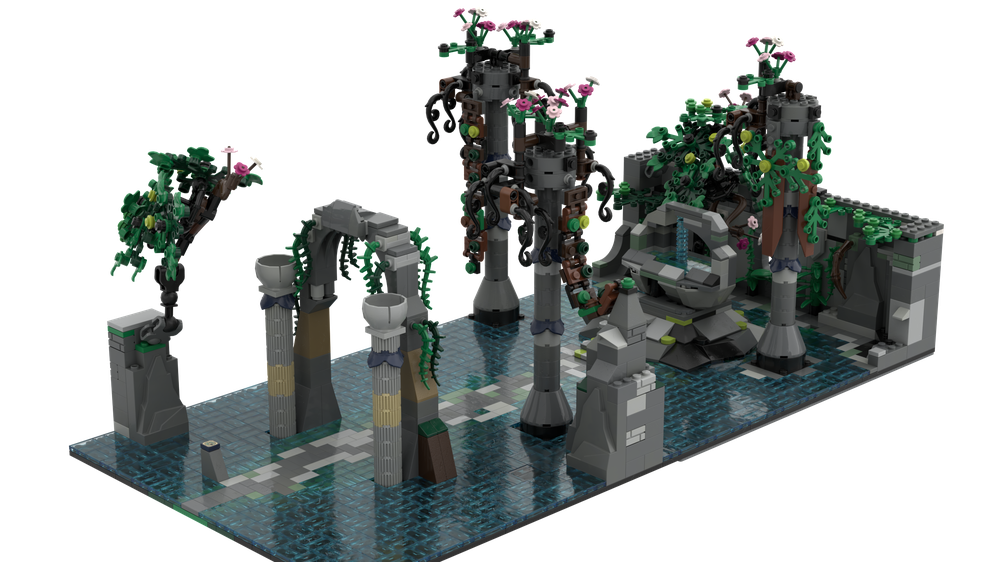 LEGO MOC of the Carabean - Fountain of Youth by LegoMicha | Rebrickable - with