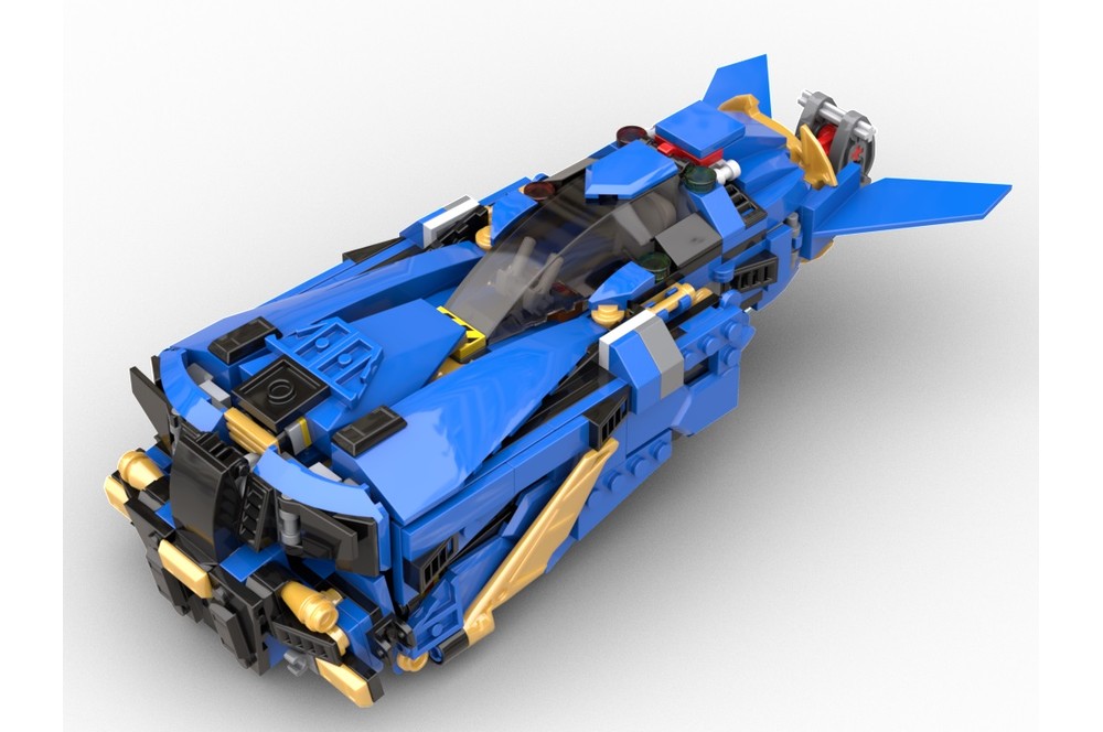 LEGO MOC-43417 Jay´s Cyberpunk Speeder by dorianbricktron