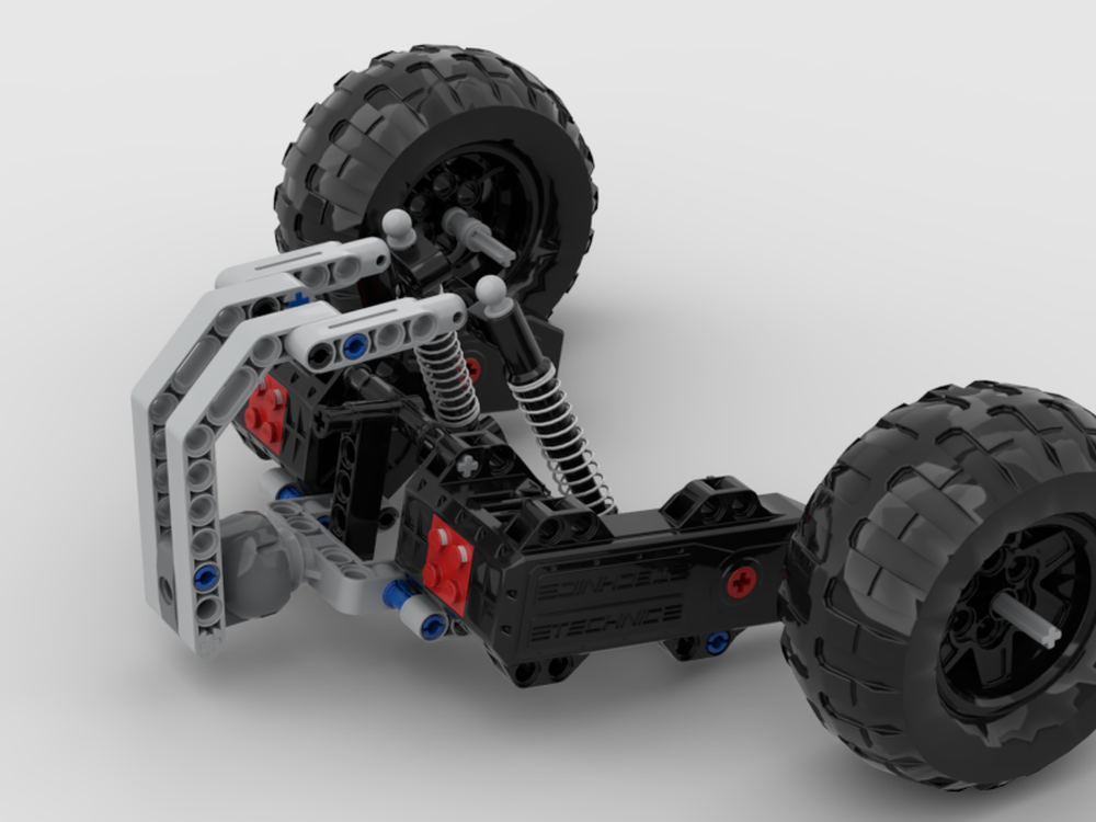 periskop Give Hvor fint LEGO MOC Baya Buggy rear Axle - with two Buggy Motors by NicoW |  Rebrickable - Build with LEGO