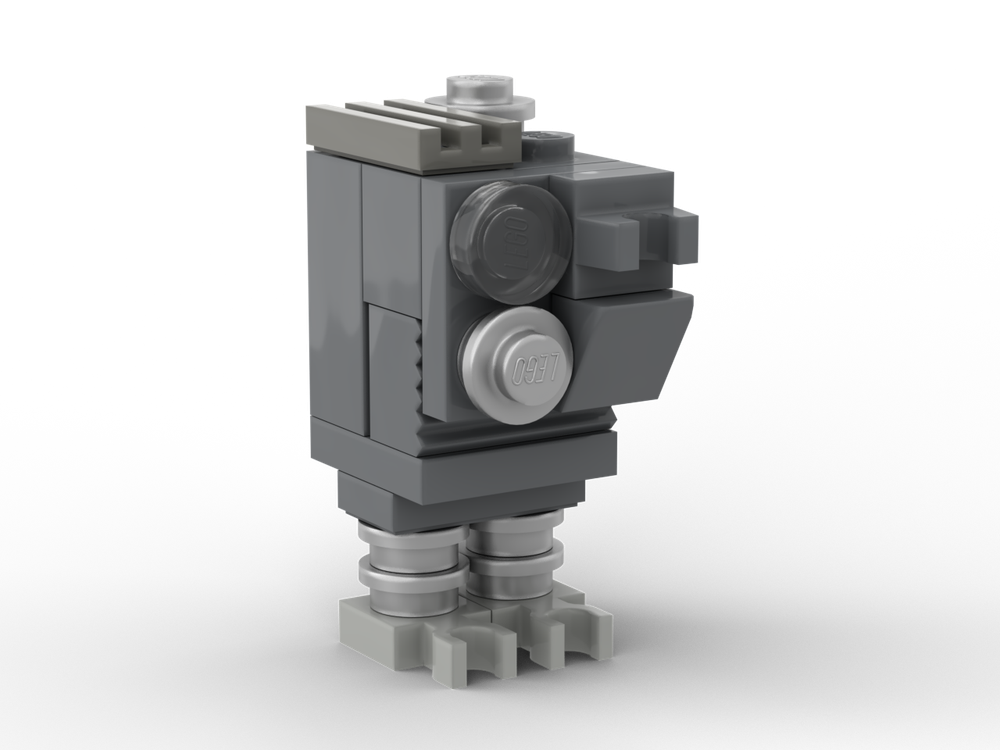 LEGO MOC Gonk Droid Micro Scale by Jeffy-O | Rebrickable - Build with LEGO