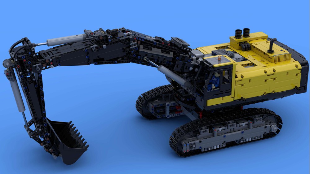 Lego technic excavator fashion moc