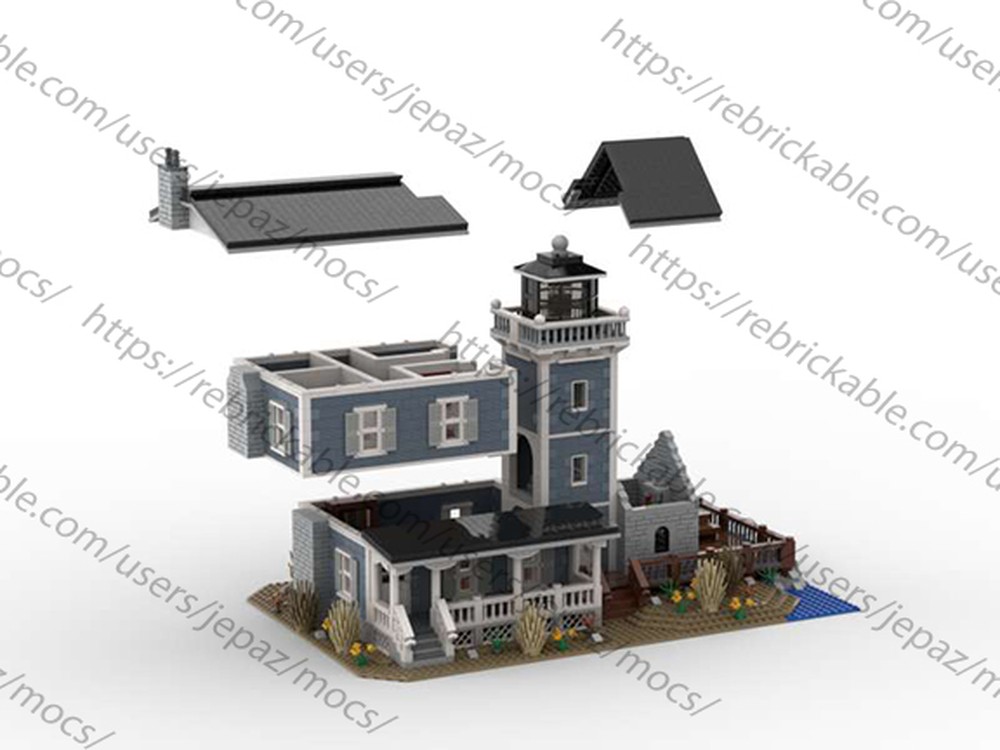 LEGO MOC-43898 Bed & Breakfast Lighthouse by jepaz | Rebrickable ...