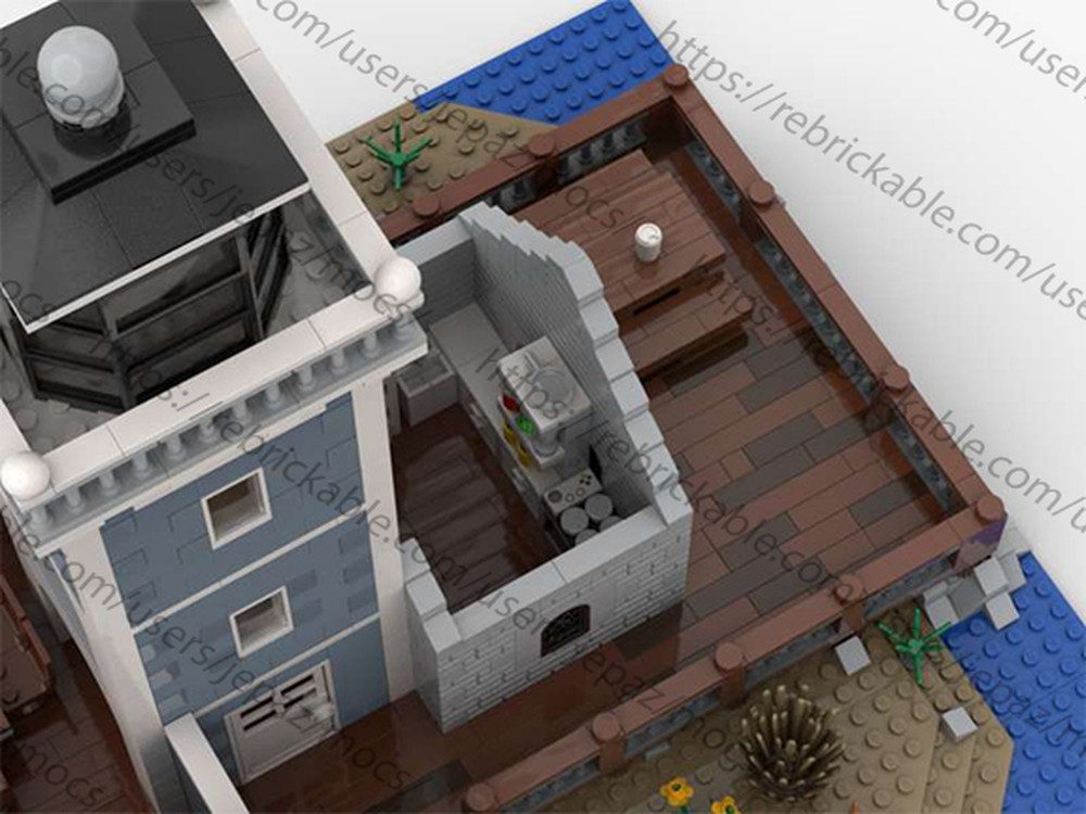 LEGO MOC Bed & Breakfast Lighthouse by jepaz | Rebrickable - Build with ...