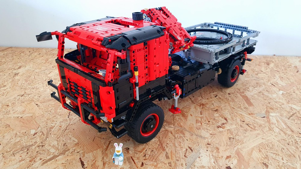 LEGO MOC 42082 Alternate Model - Truck 4 gearbox and crane by B4 | Rebrickable - Build LEGO
