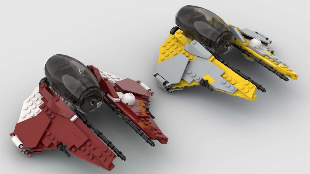 LEGO MOC Jedi Interceptor - Ahsoka and Anakin TCW of Cato Neimoidia Versions by BigJudge | Rebrickable - Build with LEGO