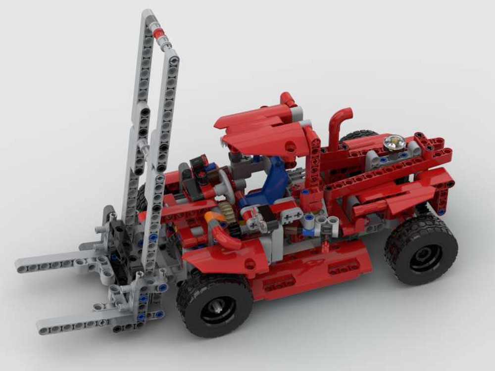 radar Fugtig Plys dukke LEGO MOC 42075 E-Model - Forklift by technicstudiodesigns | Rebrickable -  Build with LEGO
