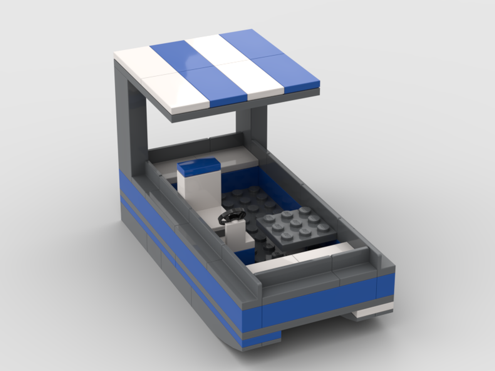 Lego store pontoon boat