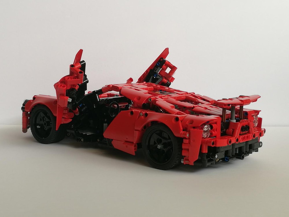 LEGO MOC Remote Controlled Ford GT by Lego__Bee | Rebrickable Build LEGO