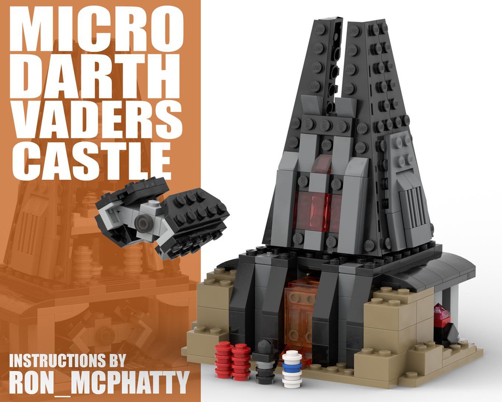 Vandret uafhængigt Lagring LEGO MOC Micro Darth Vaders Castle by ron_mcphatty | Rebrickable - Build  with LEGO