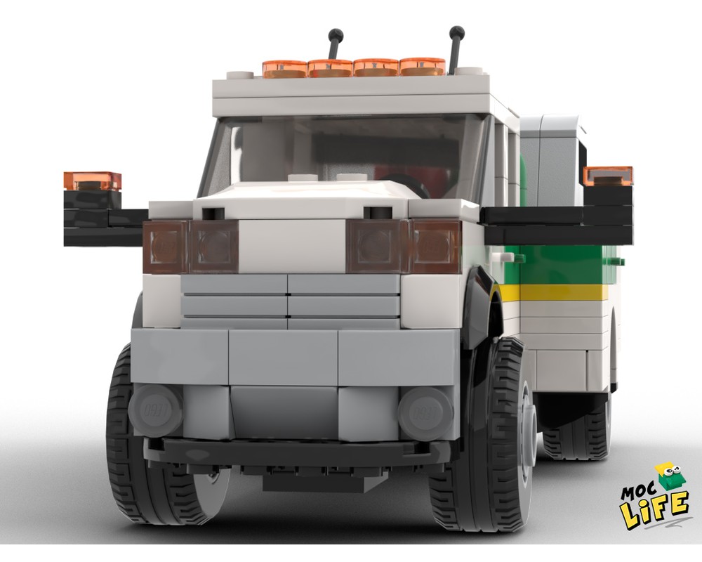 LEGO MOC Ram 3500 dually quad cab John Deere service truck by MocLife ...