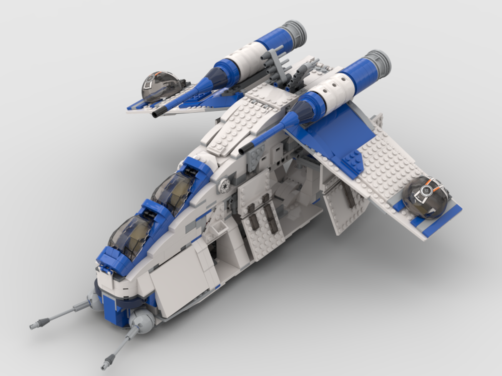 Abundantly Afgørelse Investere LEGO MOC 501st Republic Gunship by GameBoy76 | Rebrickable - Build with LEGO