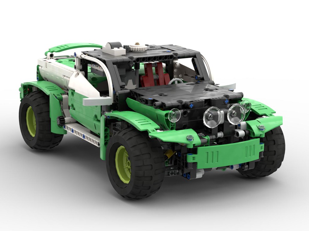 LEGO MOC Pickup Racer (+RC 2in1) by kostq | Rebrickable Build with LEGO