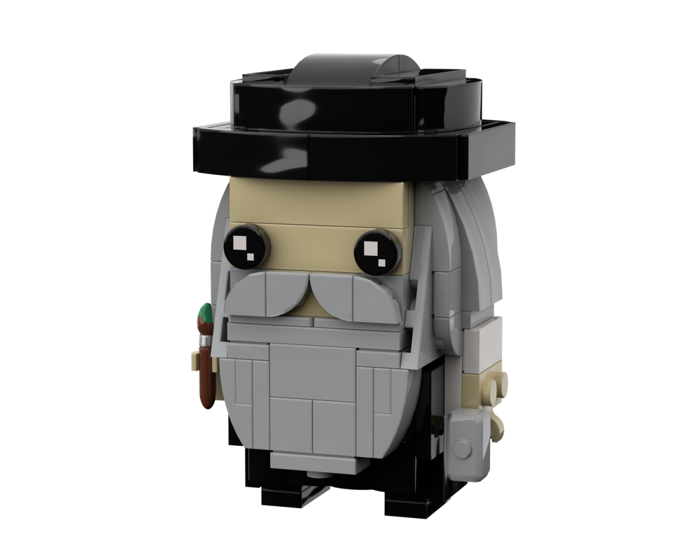 LEGO MOC Leonardo Da Vinci BrickHeadz by FMbricks | Rebrickable - Build ...