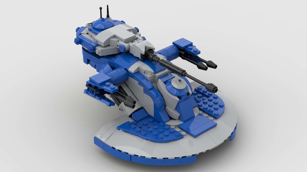 frisør Belyse hensigt LEGO MOC AAT Armored Assault Tank - TCW CIS Blue Cartoon Version Rare  Colors by BigJudge | Rebrickable - Build with LEGO