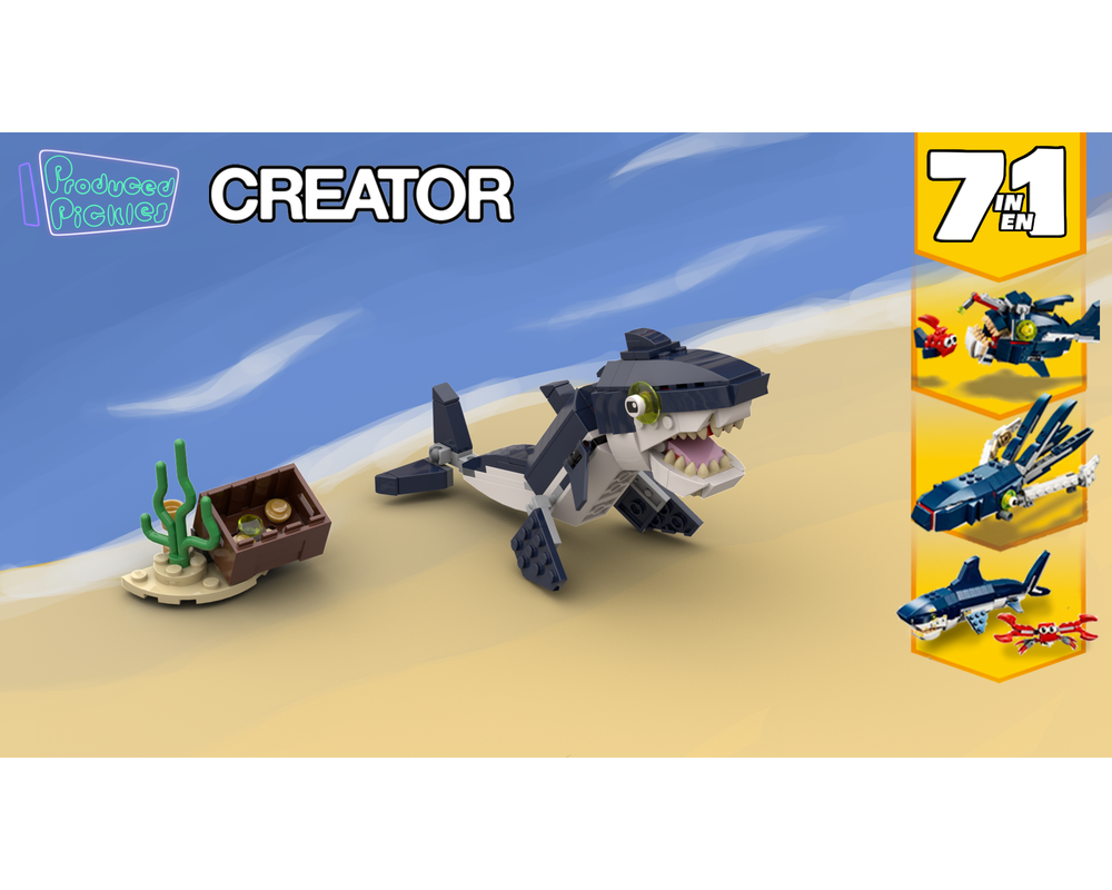 lego creator 3 in 1 deep sea creatures whale