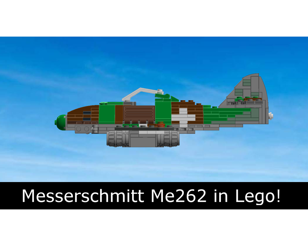 Lego Moc Messerschmitt Me262 By Brickopath Rebrickable Build With Lego