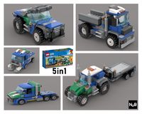Instructions Pack 5 in 1 Alternative builds set 60223