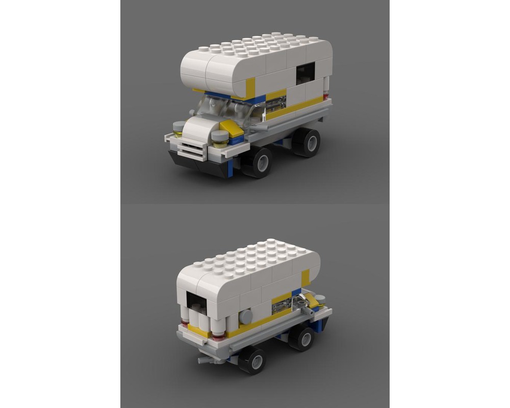 LEGO MOC Camping car by anasplathy | Rebrickable - Build with LEGO