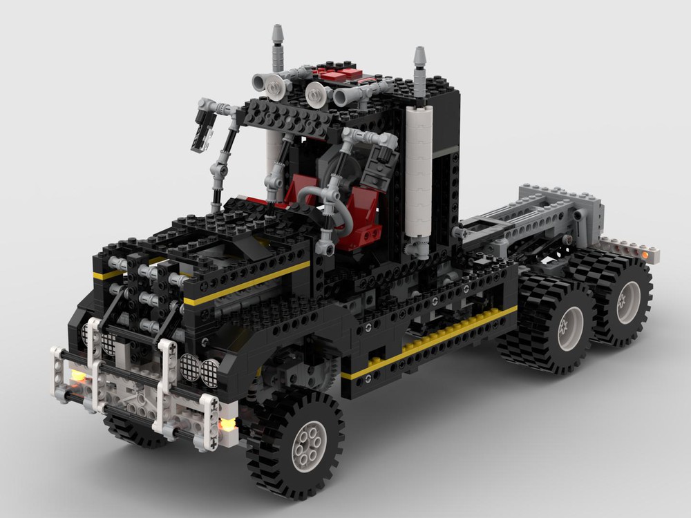 LEGO MOC Truck RC with suspension (8868 Remake) by | Rebrickable - Build with LEGO