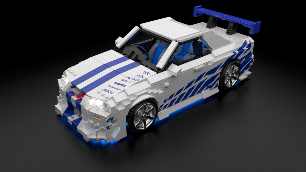 LEGO Speed Champions Fast & Furious Nissan Skyline GT-R R34 & Paul Walker  Figure