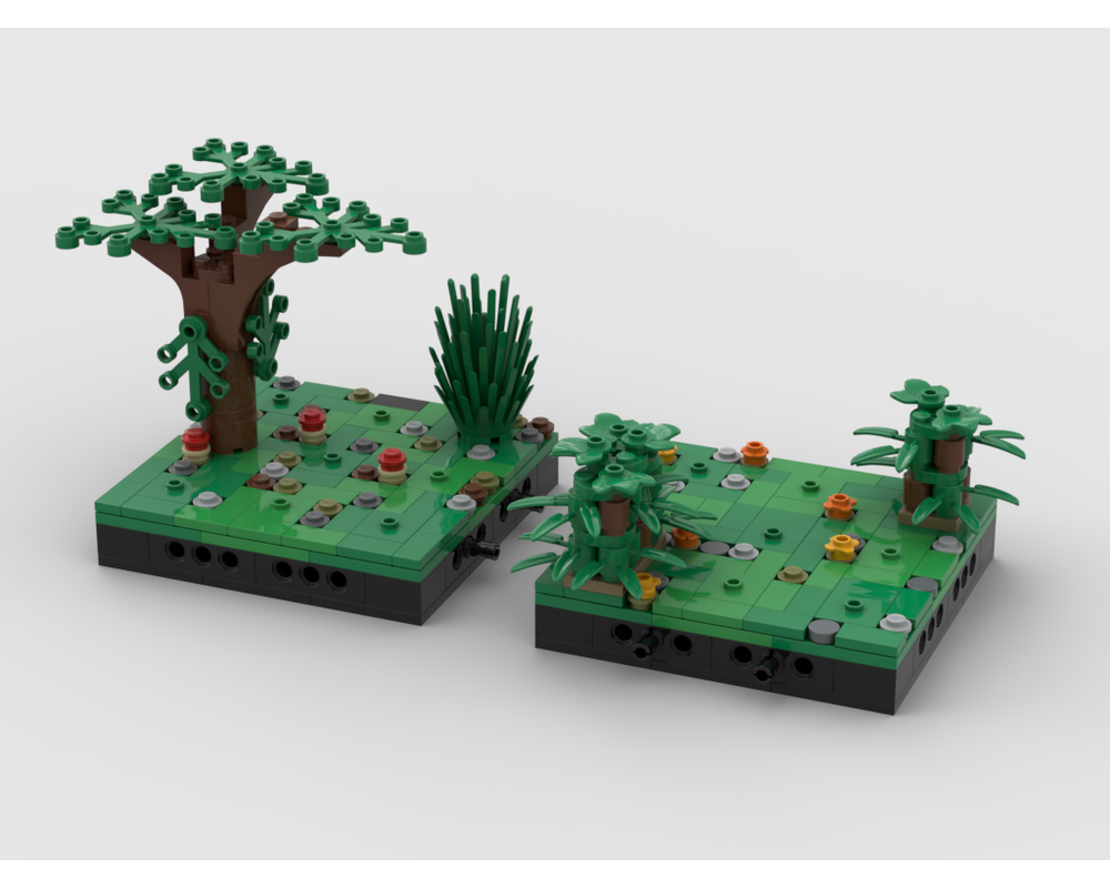 LEGO MOC Modular Forest and Grass Tiles by MajorBird | Rebrickable ...