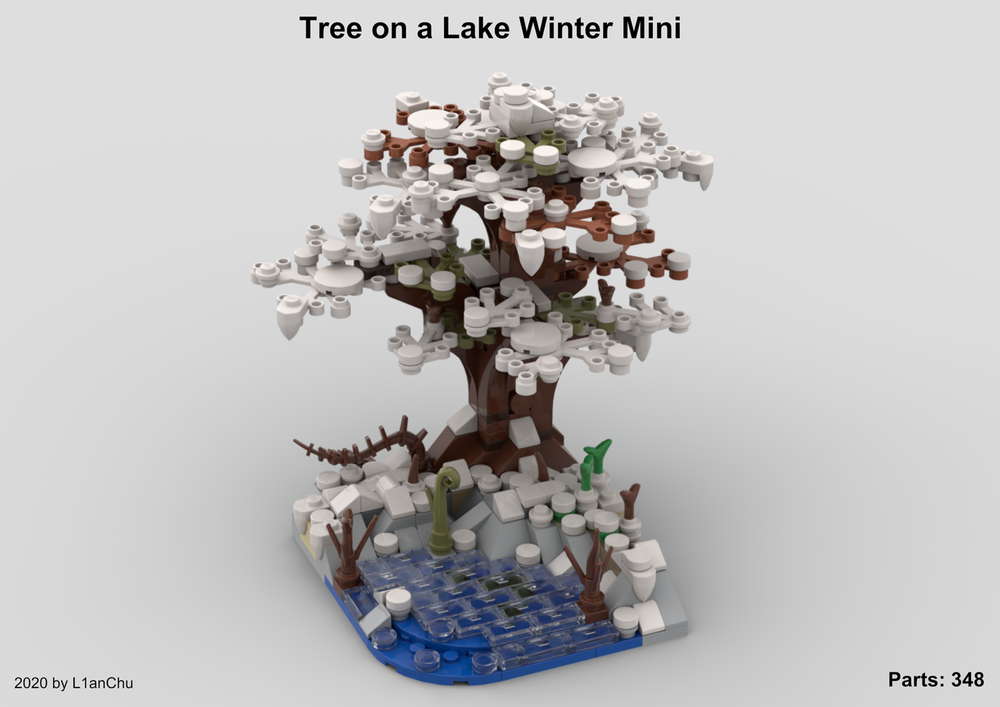 Lego Bonsai Tree Winter | vlr.eng.br