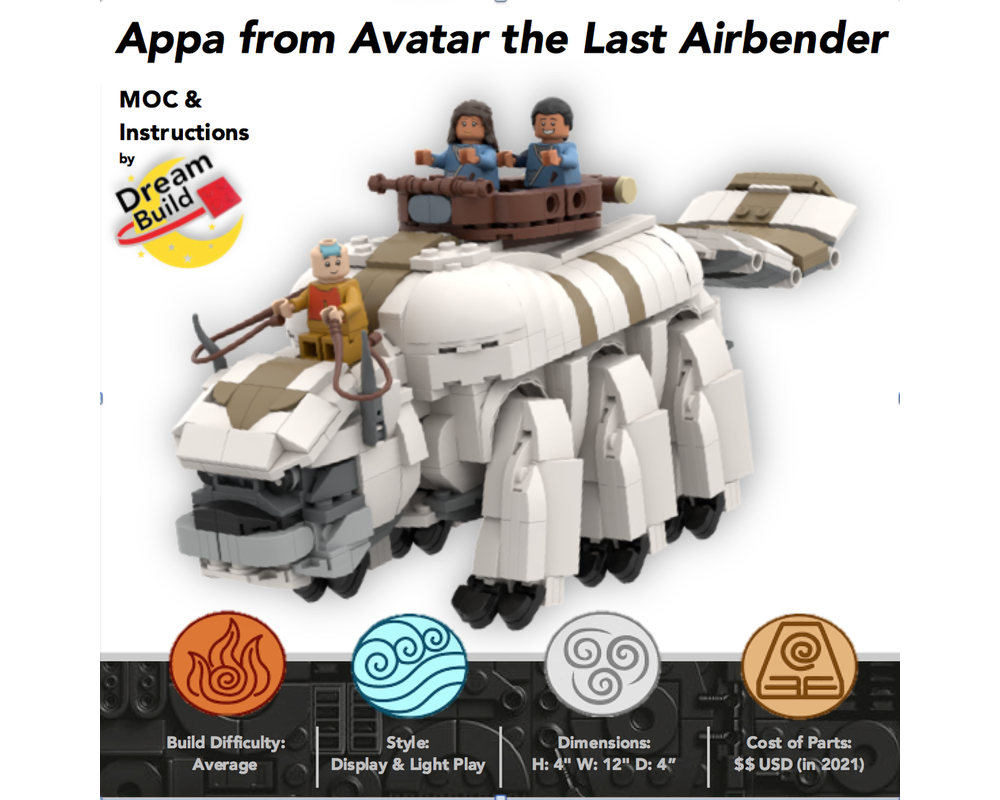 appa avatar lego