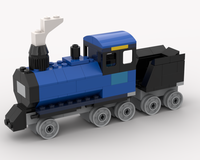 Steam Locomotive with Tender