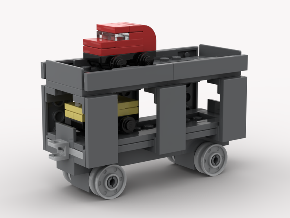 LEGO MOC Car carriage waggon by Chricki | Rebrickable - Build with LEGO