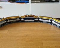 60197 Passenger Train with Double Deck Car