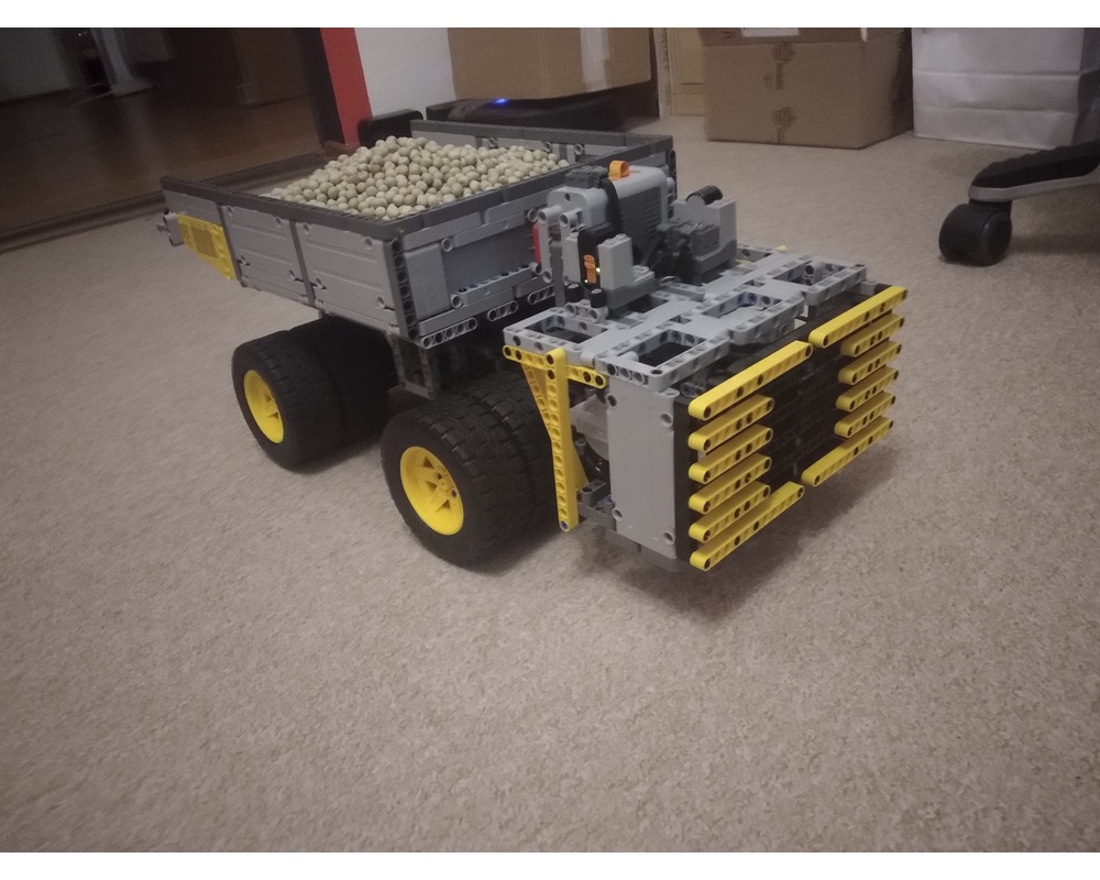 Lego Moc Mining Truck Belaz For Liebherr R 9800 By Lucaso35 Rebrickable Build With Lego
