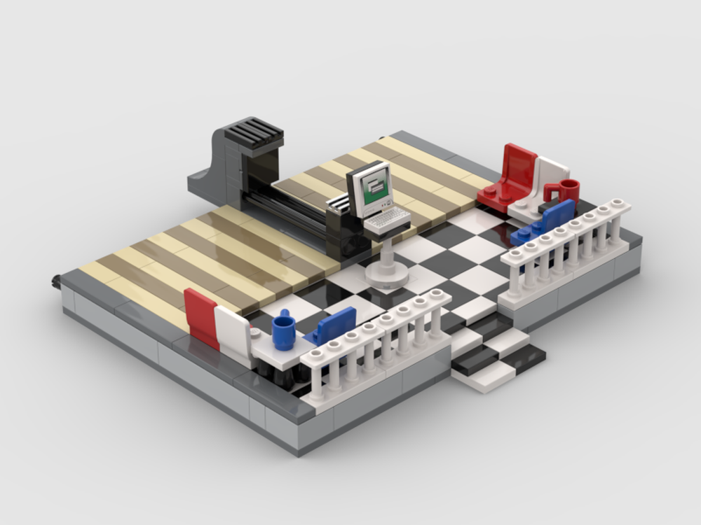 LEGO Modular (Approach, Ball Return and Seating) (Version 1.0) by Bobuh | Rebrickable - Build with LEGO