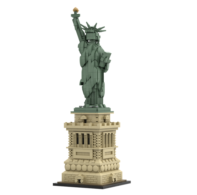 LEGO MOC 21042 Statue of Liberty - Alternate Head Mod by Dream Build ...