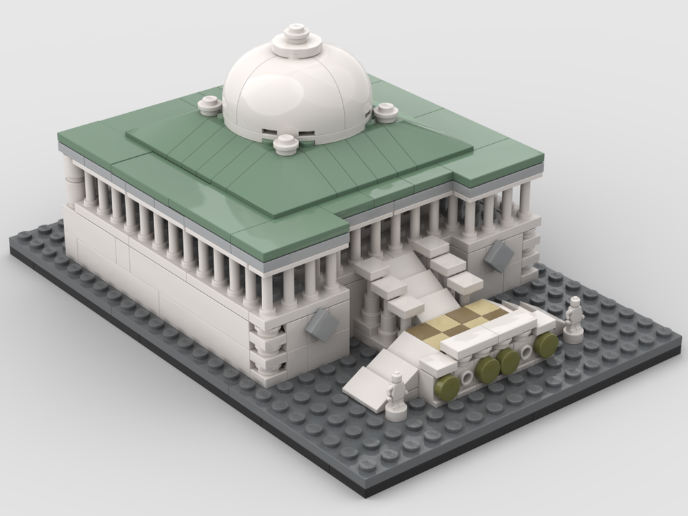 Lego Moc Villa Rotonda By Basakatu Rebrickable Build With Lego