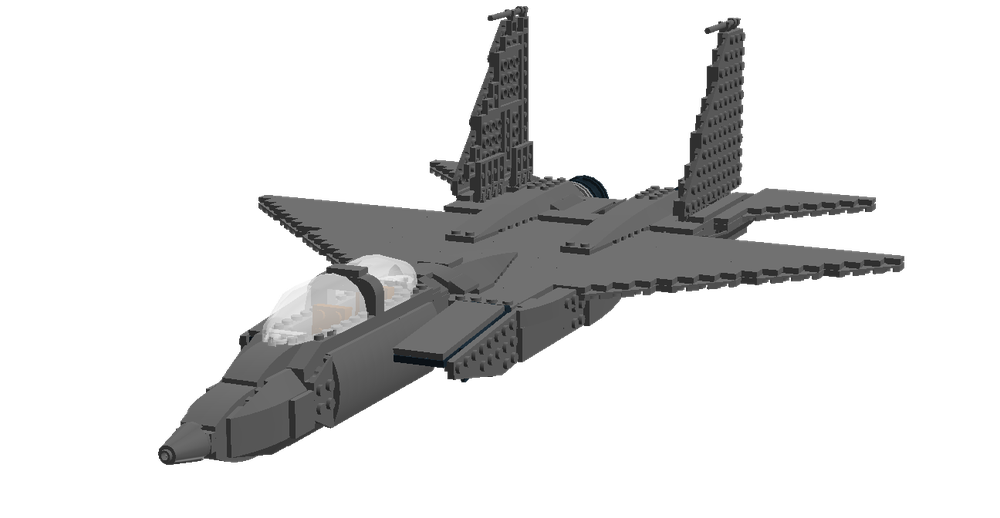 Kurve målbar Grænseværdi LEGO MOC F15 Eagle by Adry | Rebrickable - Build with LEGO