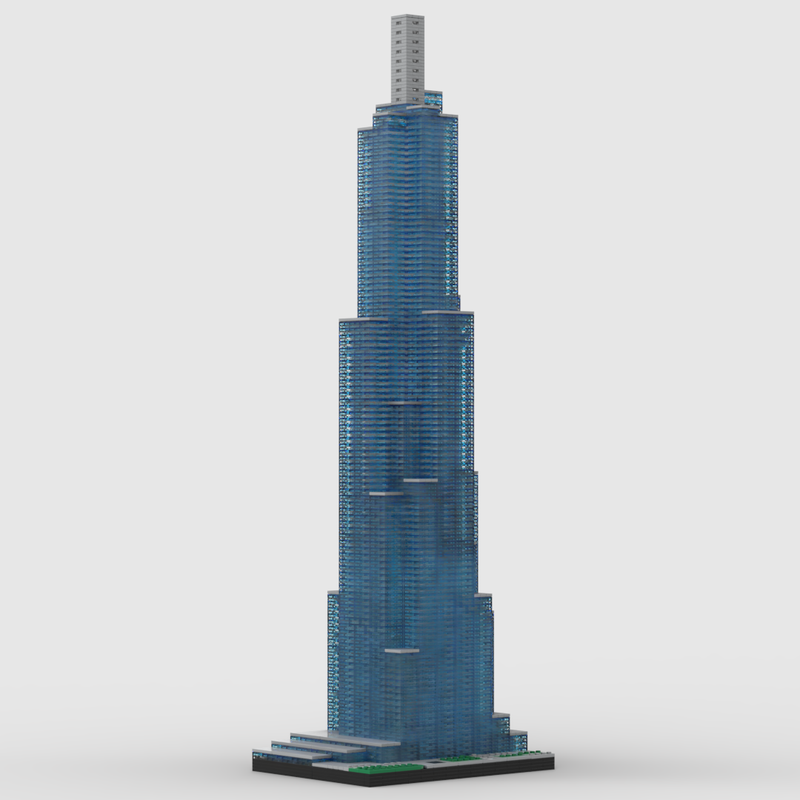 LEGO MOC Vincom Landmark 81 at 1/650th Scale by FunnyTacoBunny ...