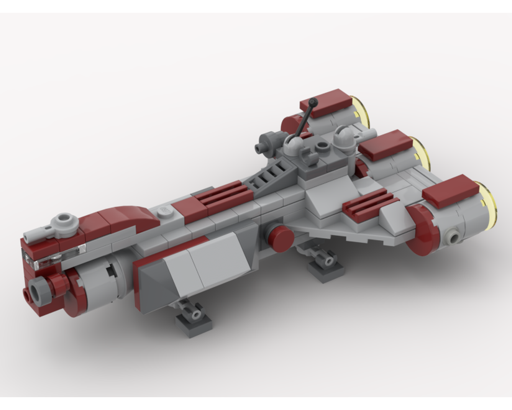 LEGO MOC-45092 Mini Republican Frigate Revised (Star Wars > Mini 2020 ...