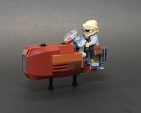 Rey's Speeder Minifig Scale 75099 Alternate Build