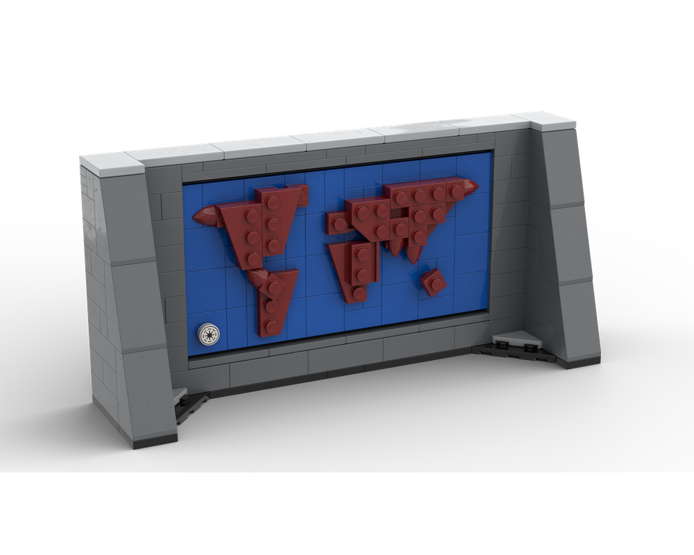 Lego Moc World Map On The Wall By Guido Hoefchen Rebrickable Build With Lego