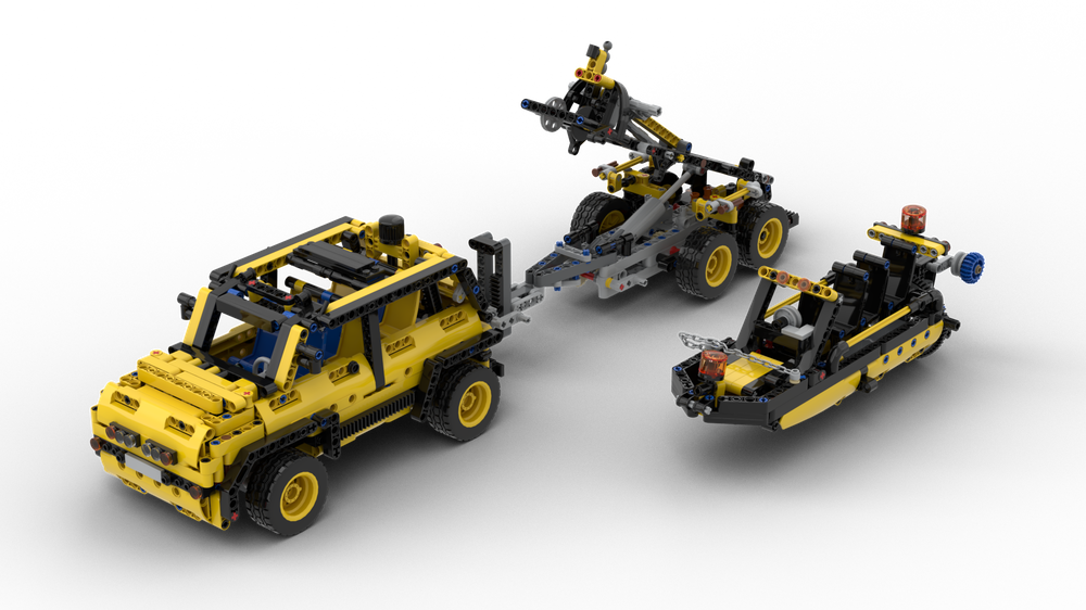 LEGO MOC 42108 Alternate CAR TRAILER + by Creations | Rebrickable - Build with LEGO