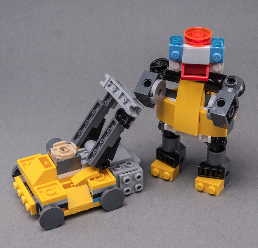 perturbation Distinguish paste LEGO MOC 31090 Lawnmover & Robo man by Keep On Bricking | Rebrickable -  Build with LEGO