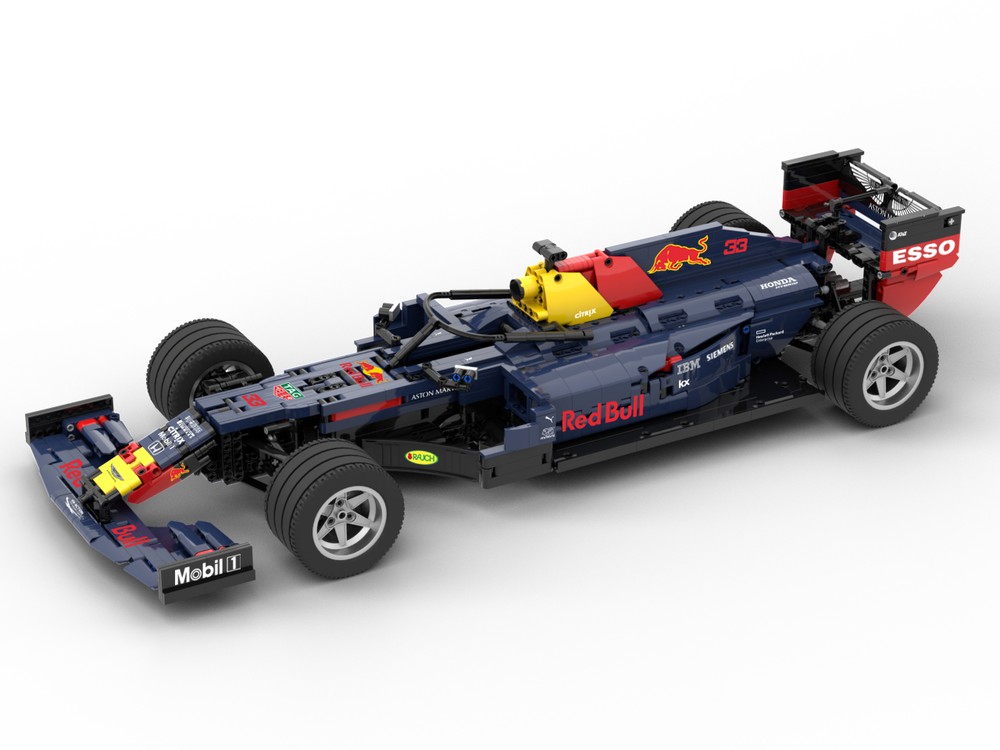 LEGO MOC Red Racing F1 RB15 Scale by Lukas2020 | Rebrickable - Build with LEGO