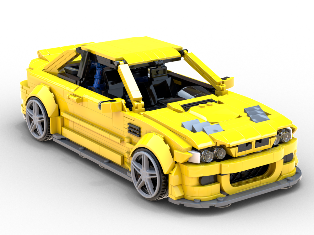 LEGO MOC BMW M3 E46 GTR Most Wanted - RC by GoldenBrickDesign