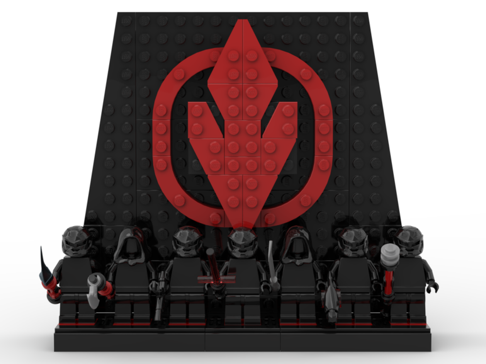 LEGO MOC Star Wars Minifigure Stand w/ Final Order Logo by lego_marvel ...